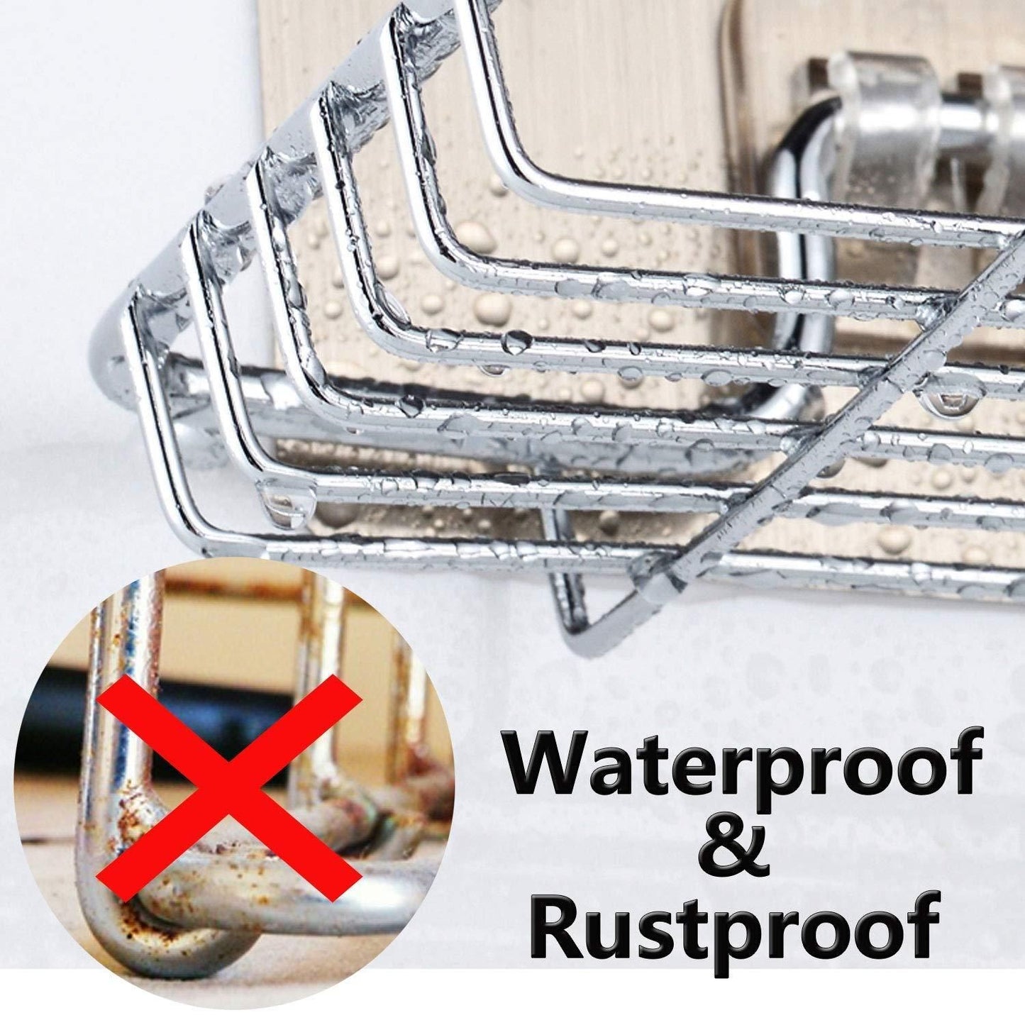 Double-Layer Stainless Steel Soap Holder with Hook